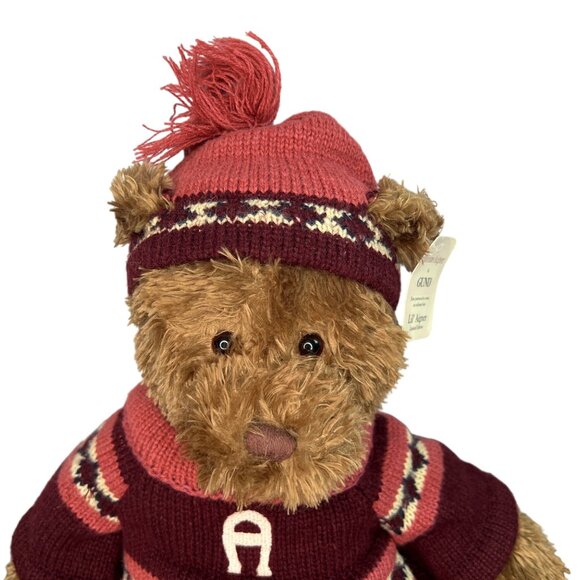 Etienne Aigner & GUND Lil Aigner Limited Edition Teddy Bear Sweater Hat Logo - Picture 5 of 14